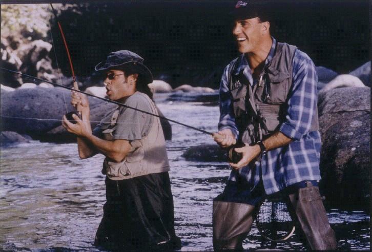 Jim and Blair fishing